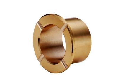 China High Performance Casting Alloy Bronze CuZn35Al2Mn2Fe1 Oil Groove Inner Surface Flange Type for sale