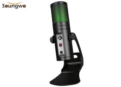 China USB recording microphone for singing volume control cardioid pickup pattern for sale