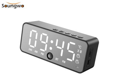 China IPX4 Wireless 5.0 Bluetooth Speaker With LED Display Alarm Clock for sale