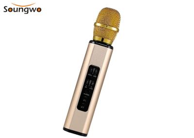 China 32GB Micro SD Card Bluetooth Speaker 2000Ah Battery 4 In 1 Karaoke Microphone for sale
