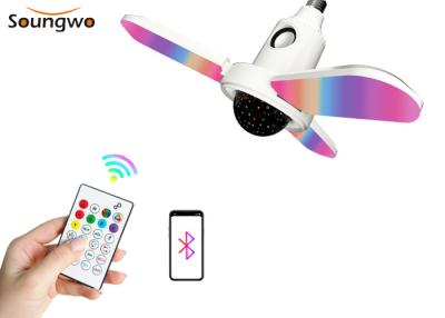 China Home RGBW Bluetooth Music LED Ceiling Lamp 10m Remote Control for sale