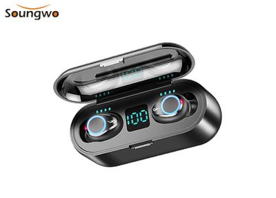 China sonido estereofónico de alta fidelidad de apareamiento auto IPX5 de los auriculares de botón de Bluetooth de la radio 2000mAh en venta