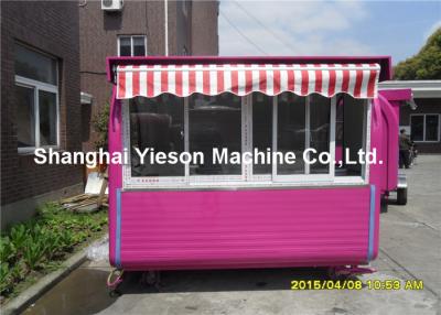 China Sandwich Panel Mobile Food Carts Outdoor Food Kiosk Crepe Cart for sale