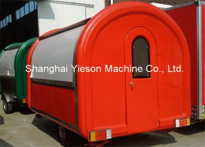 China perrito caliente ancho del vidrio de fibra de los 2M que vende el color rojo de Van con el fabricante de hielo en venta