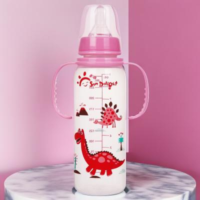 China Standard 250ml 8oz PP Newborn Baby Feeding Bottle Oven Safe for sale