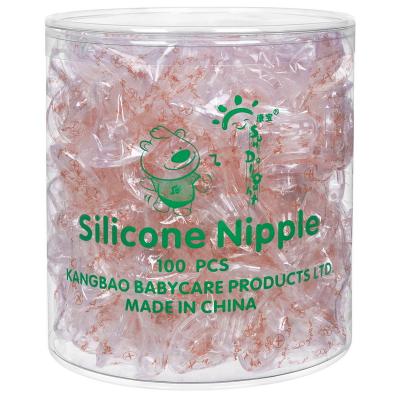 China Slow Flow BSCI Standard Liquid Silicone Baby Rubber Nipple for sale