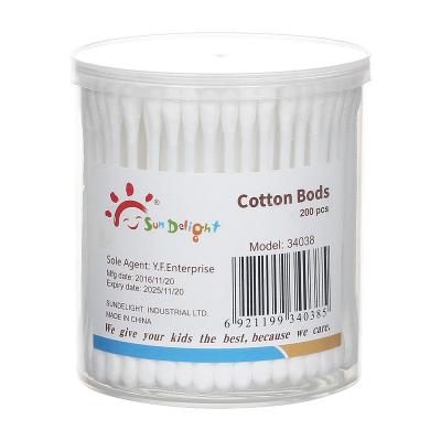 China 200 Pcs Disposable Cleaning Baby Safety Cotton Buds for sale