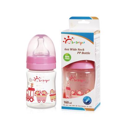 China 160ml PP Baby Feeding Bottle for sale