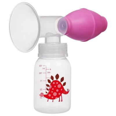 China Bomba de lactancia manual libre del látex BPA de los PP con la botella en venta