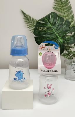 China Botella de alimentación recién nacida libre del bebé del ftalato 5oz 130ml PP del ISO en venta