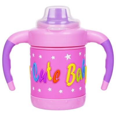 China Non Spill BPA Free Multicolo 6 Month 6 Ounce Baby Sippy Cup for sale