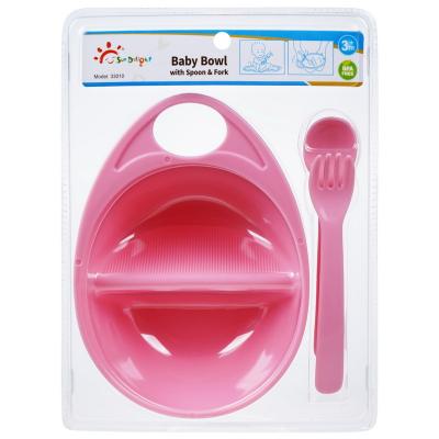 China PVC Polypropylene BPA FREE Baby Bowl With Spoon for sale