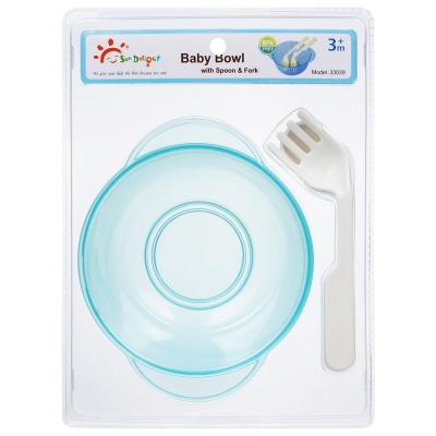 China Safe ISO PP Polypropylene PVC Baby Feeding Bowls And Spoons for sale