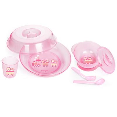 China Plastic PVC BPA FREE Baby Bowl And Plate Set for sale