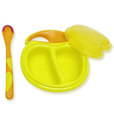China FDA Non Toxic Dishwasher Safe Baby Bowls And Spoons Easy Grip for sale