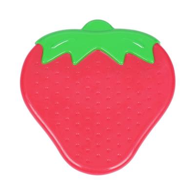 China 3+Month Rubber Safe Strawberry Silicone Baby Soother for sale