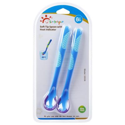 China PP TPE Baby Feeding Spoon for sale