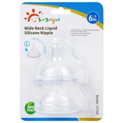 China Anti Colic Baby Silicone Nipple for sale