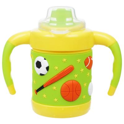 China 6 Month 6 Ounce Children Soft BPA Free Flexible Baby Sippy Cup for sale