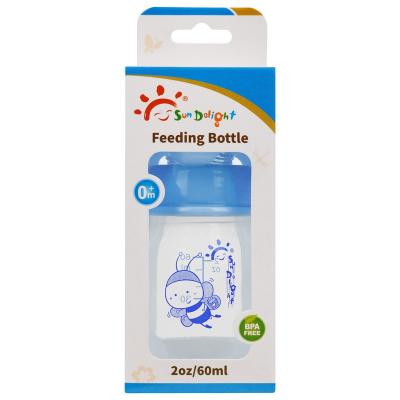 China 2oz 60ml PP Newborn Baby Mini Feeding Bottle for sale