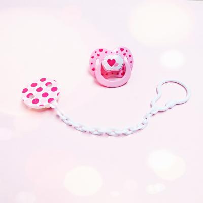 China Breastfed Baby Girl Soft Pacifier Silicone Baby Soother for sale