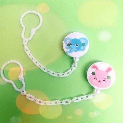 China Liquid Silicone Pacifier 110℃ ABS Baby Soother Chain for sale