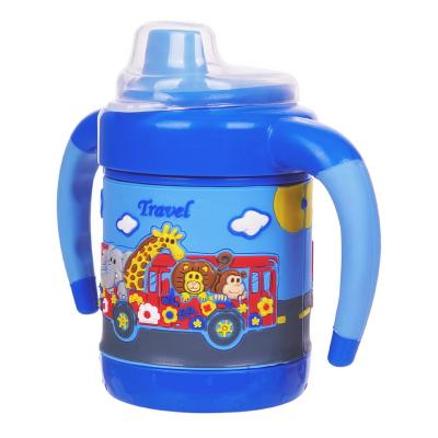 China OEM 6oz 160ml Baby Weighted Straw Cup Soft TPE Spout for sale