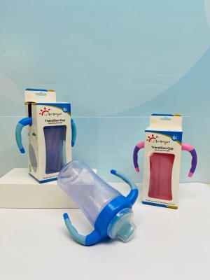 中国 自由の適用範囲が広い口BPAが付いているコップ9オンスの赤ん坊のSippyの 販売のため