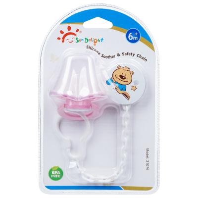 China BPA Free Comfortable 6-18 Months Newborn Baby Pacifier for sale