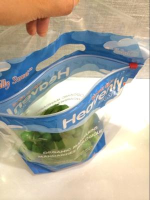 China Fresh Lettuce Salad Fruits Pouches BOPP Anti Fog Leafy Vegetables Packaging Bags, vegebag, Print Logo for sale