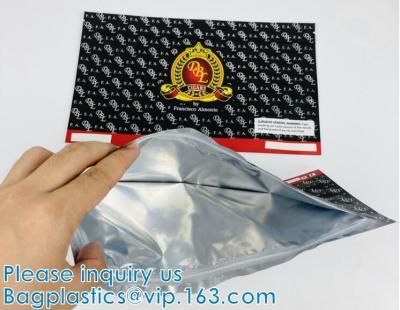 China Slide Zipper Top Pouch Bags, Glossy, Matte, UV, Foil Stamping, Food Beverage Packaging, CMYK Pantone for sale