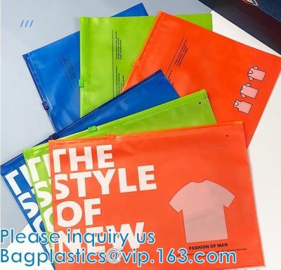 China Zipper Top Apparel Bags, Clothing, Shoes, Underwear, Garment. Bikini Swimwear Packing Bag. EVA Slide Bags for sale