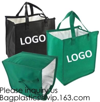 China Cooler Bag For Frozen Cold Hot Food And Drinks - Insulated Bag For Beach, Picnic, Grocery Shopping Bags for sale