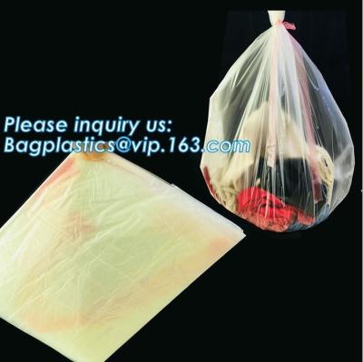 China Pva Water Soluble Trip Laundry Bags Pva Plastic Bag, Disposable Water Soluble PVA Bag For Hospital Infection for sale