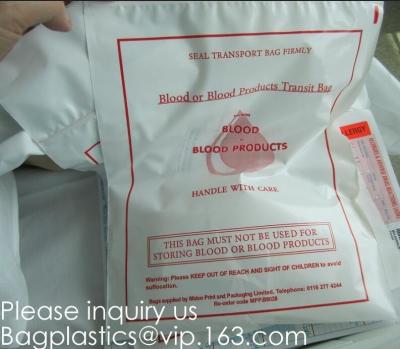 China Blood Transport Bags, Blood Transit Bags, Blood Transportation Bags, reclosable specimen, leak proof for sale