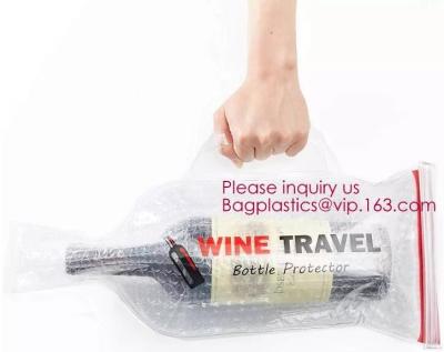 China Reusable Wine Bottle Protector, Air Bubble Cushion, Travel Sleeve Case, Leak-proof Safety Impact Resist for sale