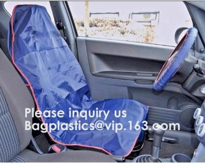 China Reusable Cars Accessories,  Nylon Car Seat Covers, Universal For Car Shops, Steering Wheel Cover Fabric for sale