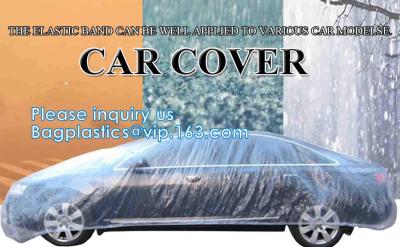 China Disposable Car Covers Clothes,  Universal Covering Prevent Dust For Car, Vehicle Covers, With Elastic Band for sale