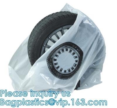 China Biodegradable Car Tyre Storage Bag, Heavy Duty Washable, Tear Proof, Wheel Cover, Car Plastic Tire Bags for sale