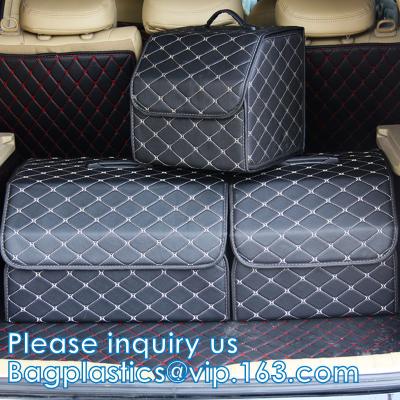 China Storage Container, Waterproof Pu Leather Storage Box Car Trunk Organizer, Automotive Consoles & Organizers for sale