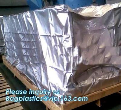China Jumbo Foil Bags, Aluminium Shield Cover, Foil Thermal Pallet Cover, Cargoes Protection, Vapour Barrier for sale