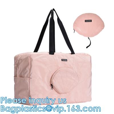 China Sports Duffel Bag, Foldable Storage Bag, Toiletry Makeup, Travel Shoulder Bag Canvas Cotton Bags With Zippers for sale