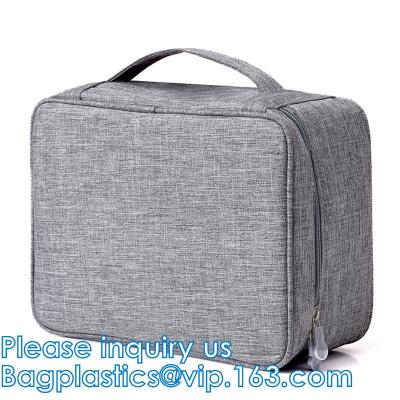 China Travel Makeup Cosmetic Skincare Organizer, Toiletry Bag, Foldable Duffel Bag, Multiple Storage Compartments for sale