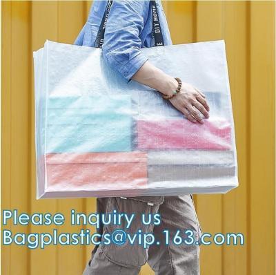 China Eco Reusable Supermarket Grocery Promotion Shopping carrier, fabric tote cloth bag, Woven sack for sale