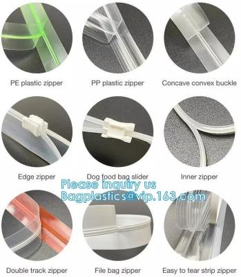China EVA Zipper Slider, PVC Slider Zipper, TPU Zipper Seal, PP Seal Seal, Bag Accessories, Garment Accessories for sale