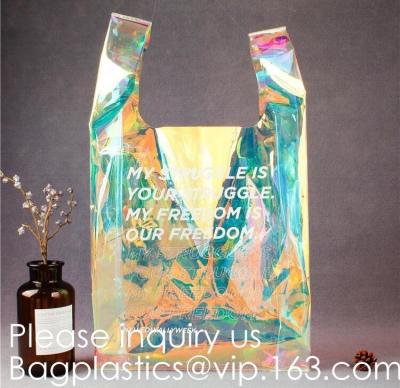 China Travel Shopping Shoulder Bags, TPU, PVC, EVA, Soft Handle Women Transparent Beach Bags, Drawstring Bags for sale