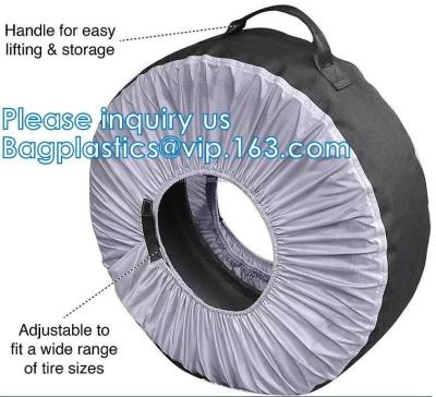 China Tire Cover With Handle, Wheel Storage Tote Bags, Tire Tote, Tire Cover, Wheel Tire Bags, Snow Protector for sale