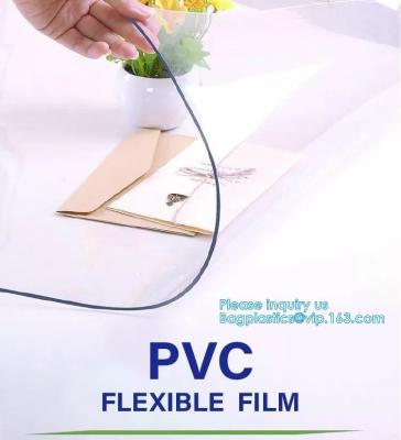 China PVC Film, Super Clear, Factory Price Non-Sticky soft Vinyl PVC filexible Film, Glossy Embossed for sale