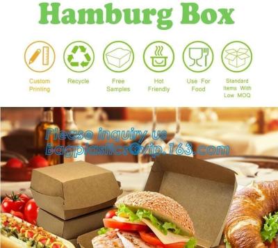 China Hamburg Box, Bakery, Choco, Boxes With Window, Cookie Boxes, Muffins, Donuts, Pastries, Chef Warehouse for sale