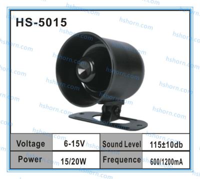 China 20W electronic siren Popular 12V car alarm siren(HS-5015) for sale